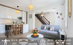 L'Ethnique 7P - Climatisation - Jardin - Parking - Salle De Sport